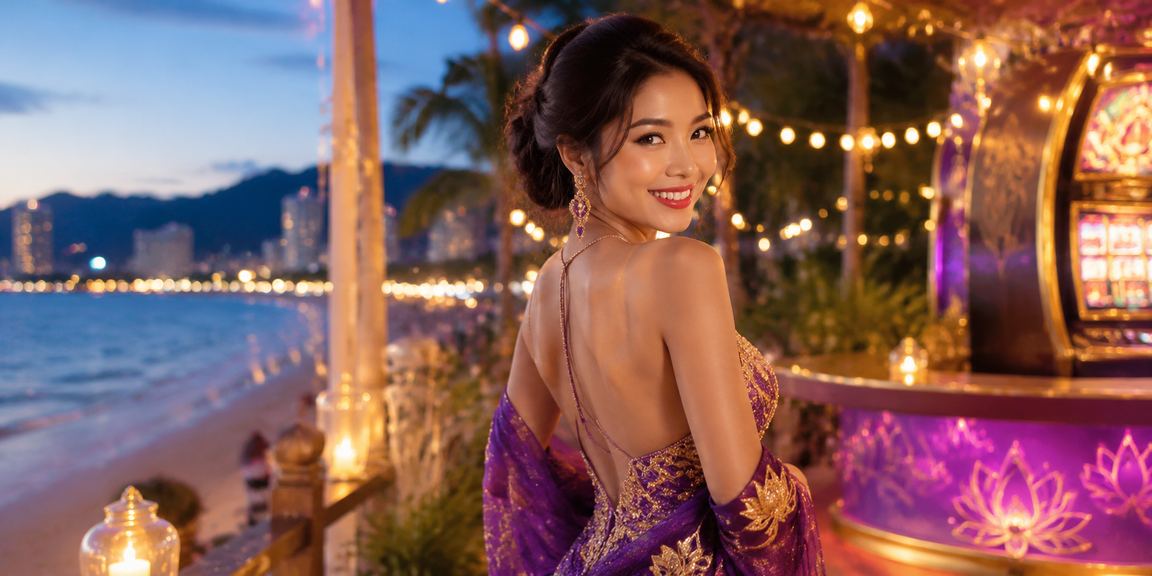 Bãi biển Nha Trang nổi bật với các trò chơi slot